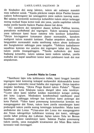Banggai bible   new testament