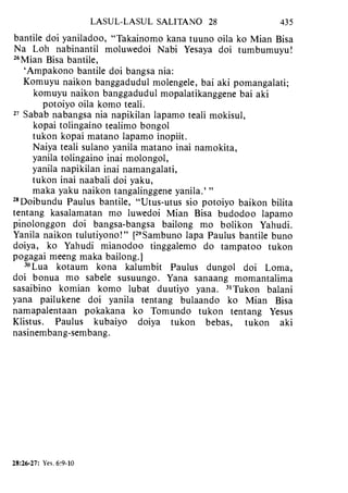 Banggai bible   new testament