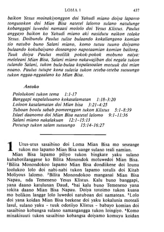 Banggai bible   new testament