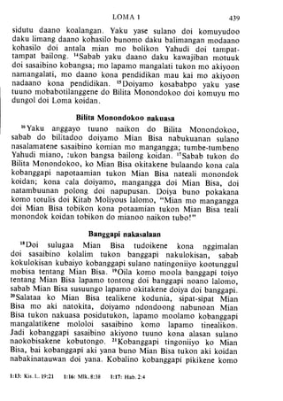 Banggai bible   new testament