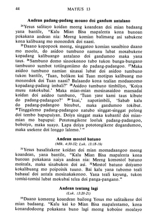 Banggai bible   new testament