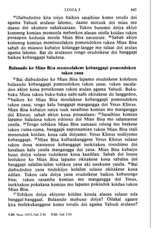 Banggai bible   new testament