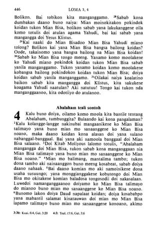 Banggai bible   new testament