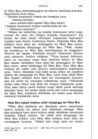 Banggai bible   new testament