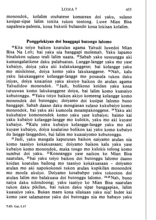 Banggai bible   new testament