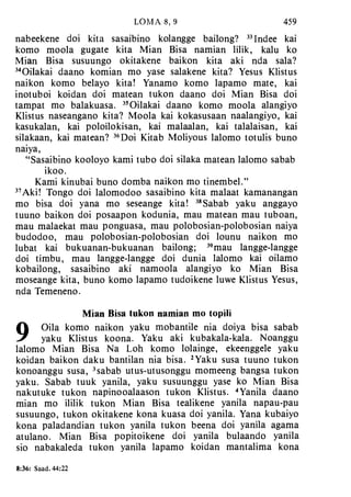 Banggai bible   new testament