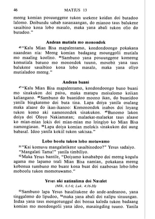 Banggai bible   new testament