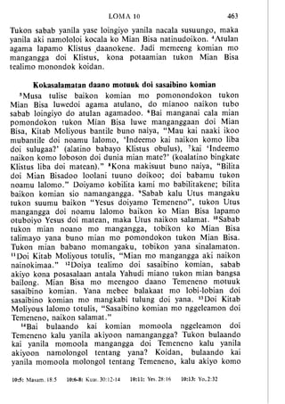 Banggai bible   new testament