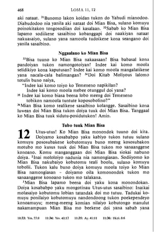 Banggai bible   new testament