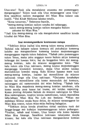 Banggai bible   new testament