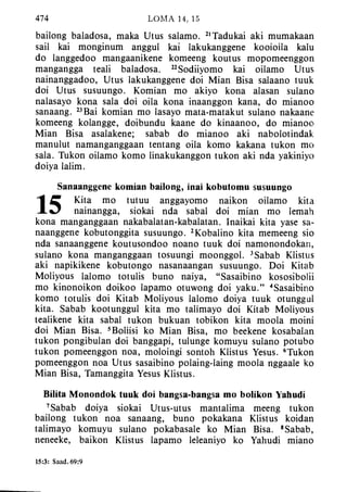 Banggai bible   new testament