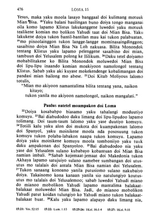 Banggai bible   new testament