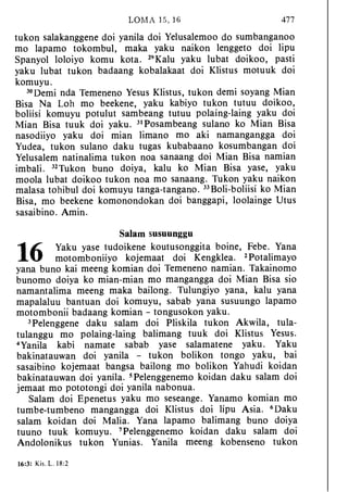 Banggai bible   new testament