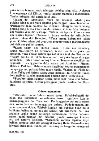 Banggai bible   new testament