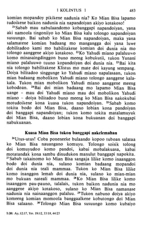 Banggai bible   new testament