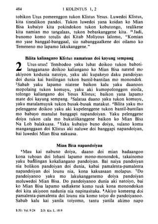 Banggai bible   new testament