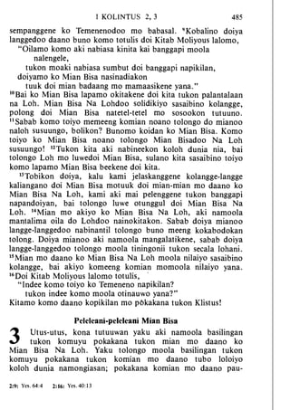 Banggai bible   new testament