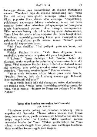 Banggai bible   new testament