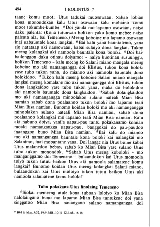 Banggai bible   new testament