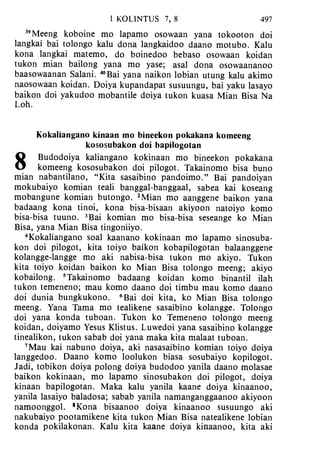 Banggai bible   new testament
