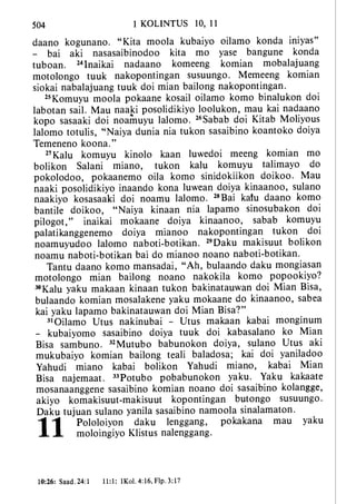 Banggai bible   new testament