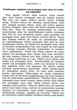 Banggai bible   new testament