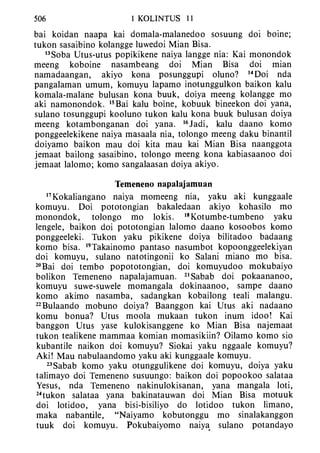 Banggai bible   new testament