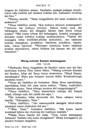 Banggai bible   new testament