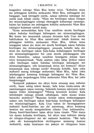 Banggai bible   new testament