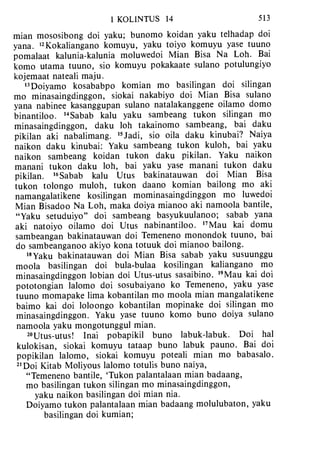 Banggai bible   new testament