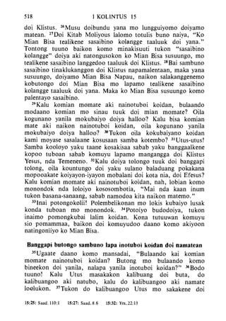Banggai bible   new testament