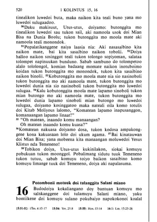 Banggai bible   new testament