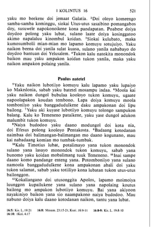 Banggai bible   new testament