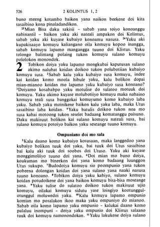 Banggai bible   new testament