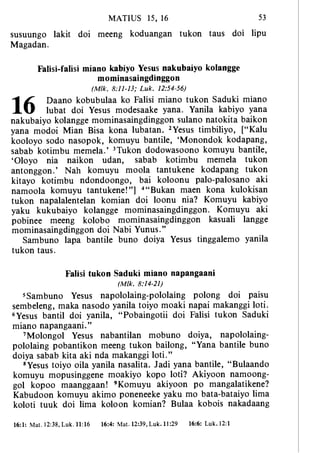 Banggai bible   new testament