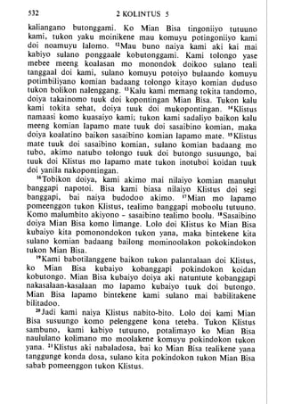 Banggai bible   new testament