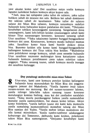 Banggai bible   new testament