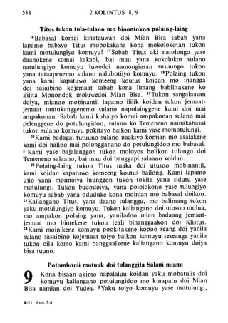 Banggai bible   new testament