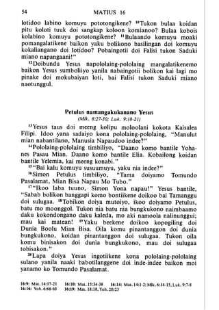 Banggai bible   new testament