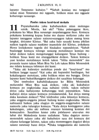 Banggai bible   new testament
