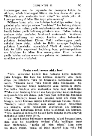 Banggai bible   new testament