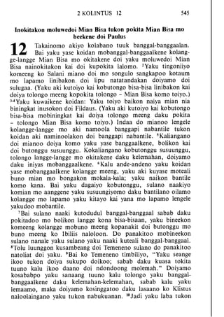 Banggai bible   new testament
