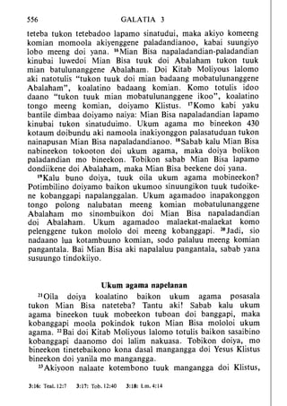 Banggai bible   new testament