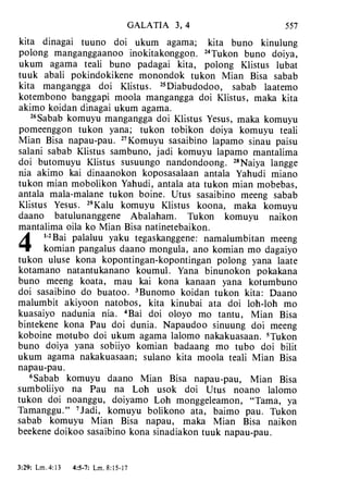 Banggai bible   new testament