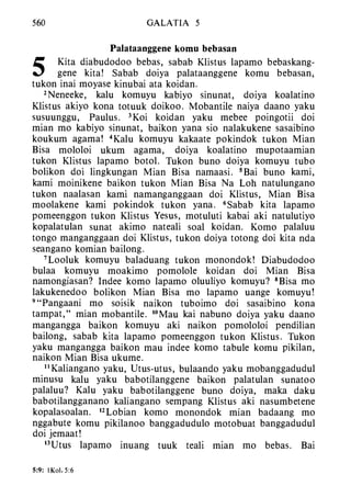 Banggai bible   new testament
