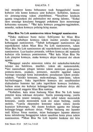 Banggai bible   new testament