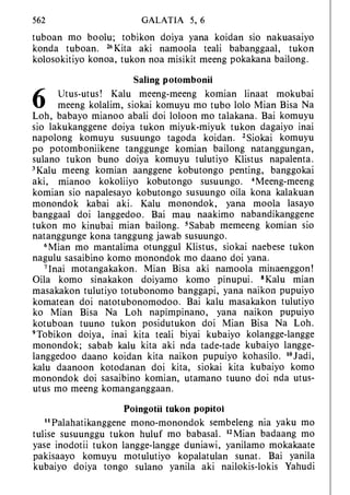 Banggai bible   new testament