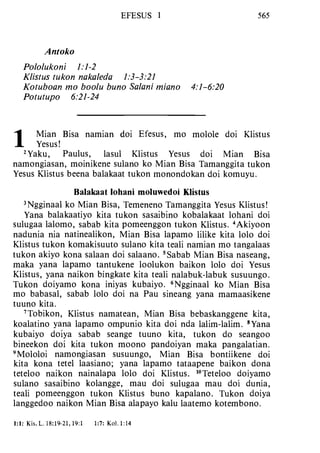Banggai bible   new testament