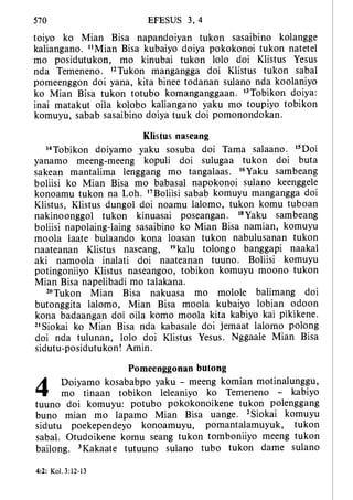 Banggai bible   new testament