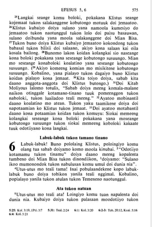 Banggai bible   new testament
